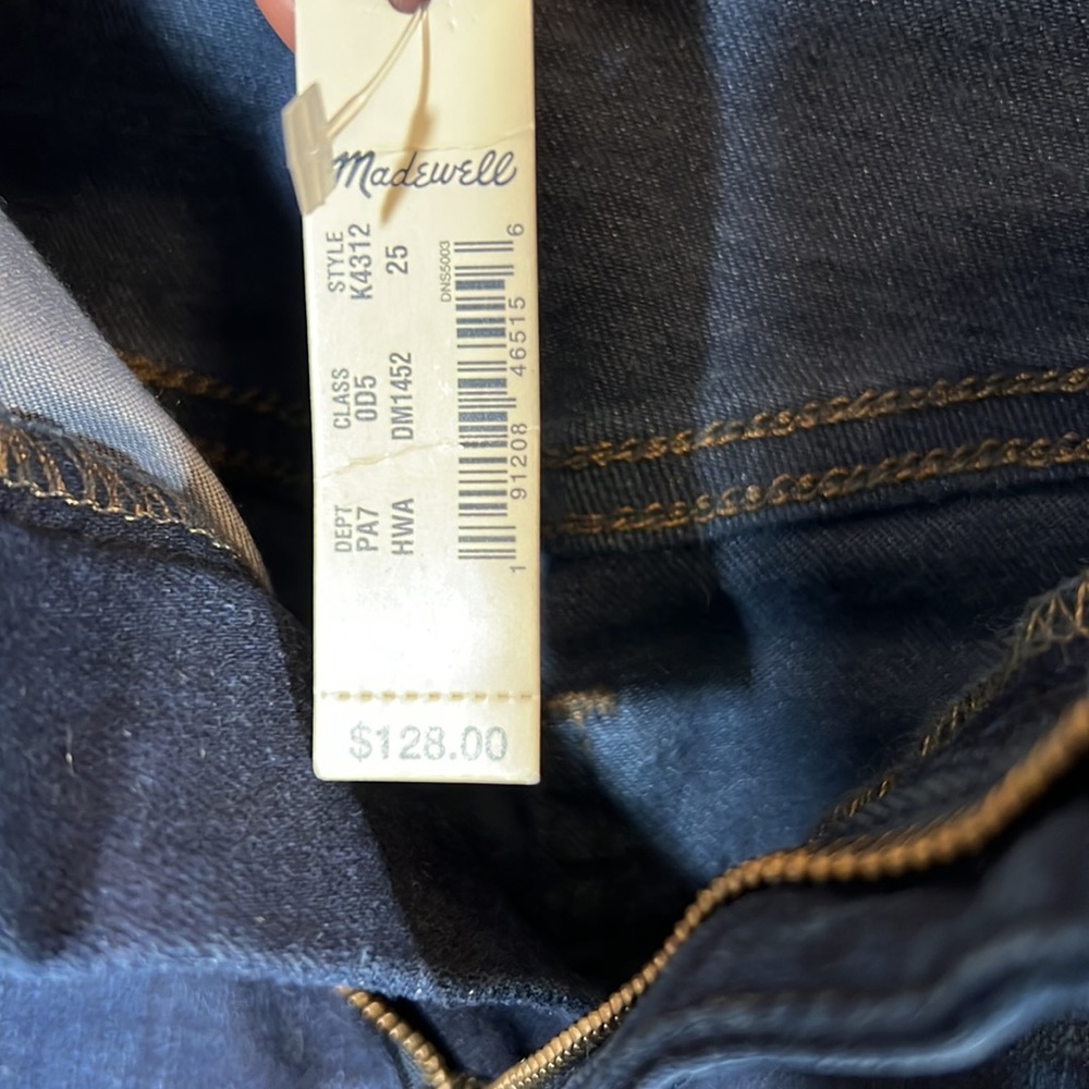 Madewell curvy high-rise skinny jeans size 25 - Picture 11 of 15
